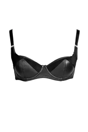 Ava Balconette Leather Bra