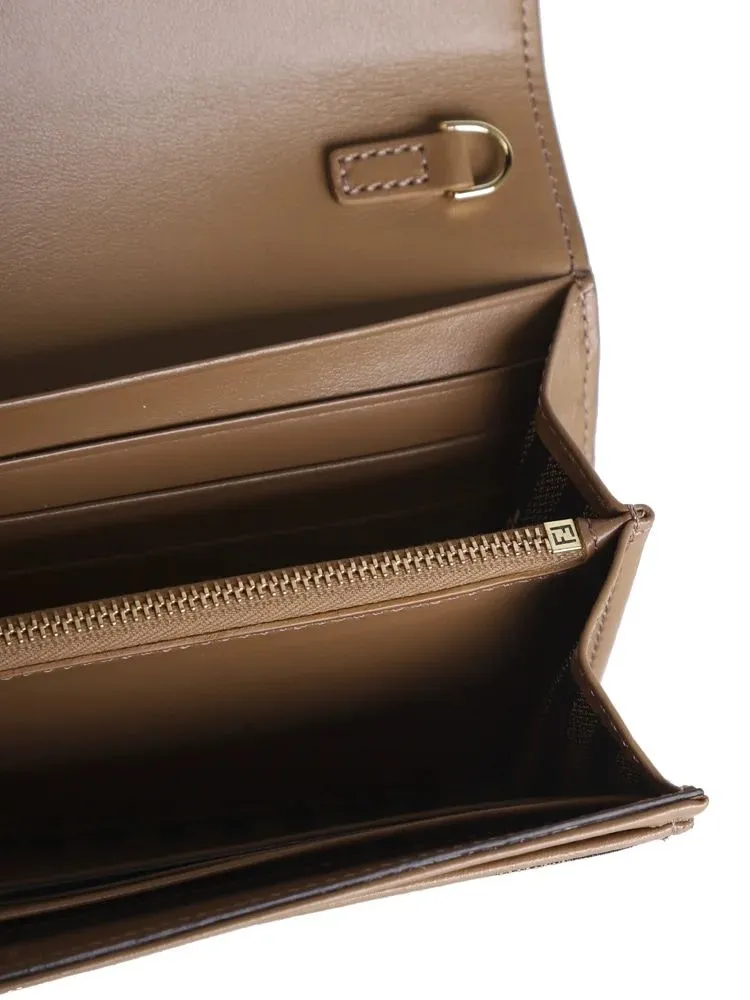 BAGUETTE CONTINENTAL WALLET WITH CHAIN