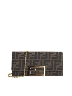 BAGUETTE CONTINENTAL WALLET WITH CHAIN