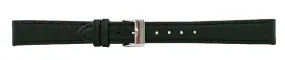 Black Matte Padded Stitch Watch Band 14mm 105893