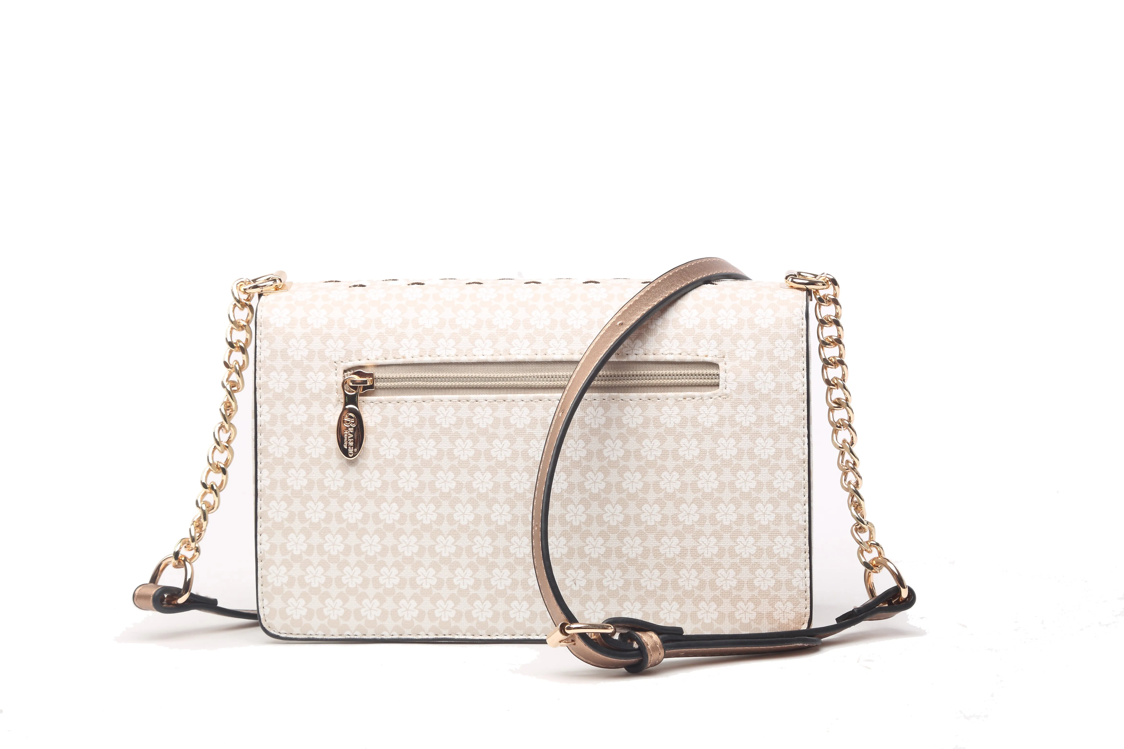 Brangio Sophisticated Floral Crossbody Bag