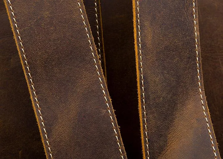 Brown Genuine Vintage Leather Backpack