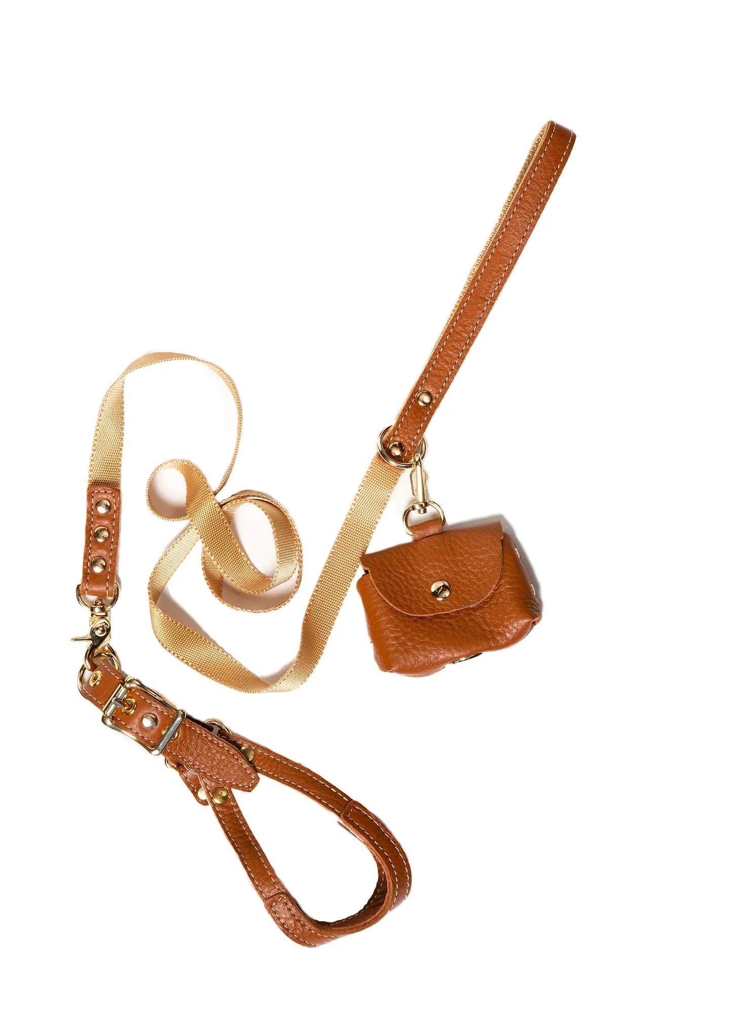 Canine Styles Leather Step-in Harness & Nylon Lead sets - 9 Color Options