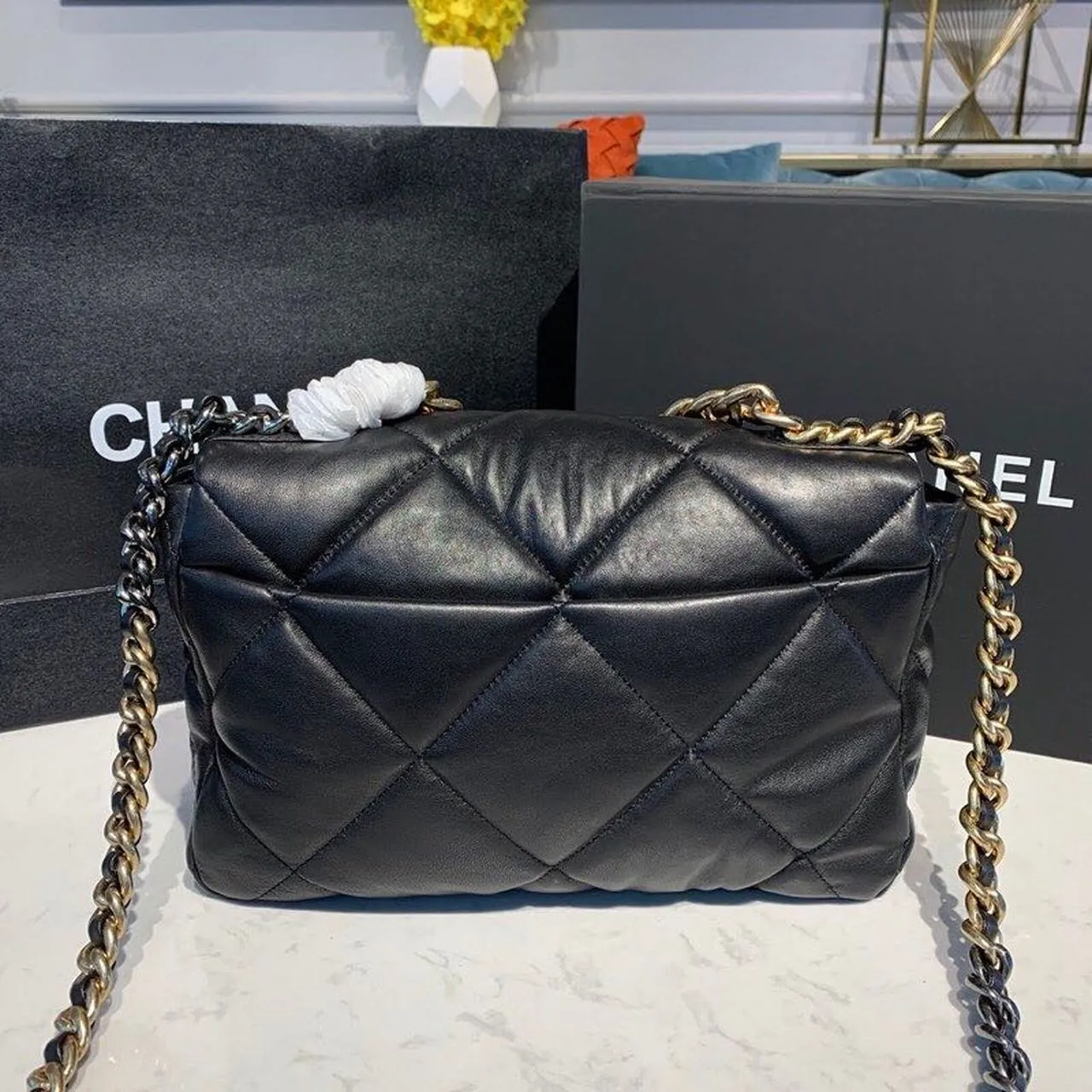 CHL 19 HandBag Black For Women 11.8in/30cm