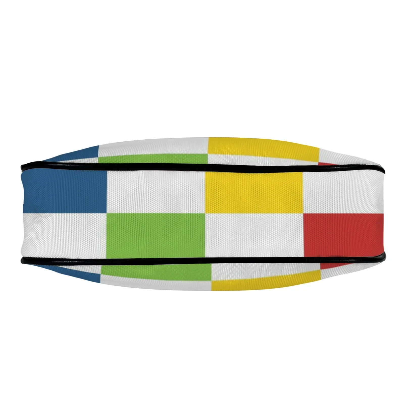 Color Bars Women's Shoulder Bag-Black Strap