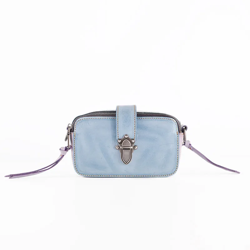 Cute Womens Leather Side Satchel Purse Cross Shoulder Bag for Women