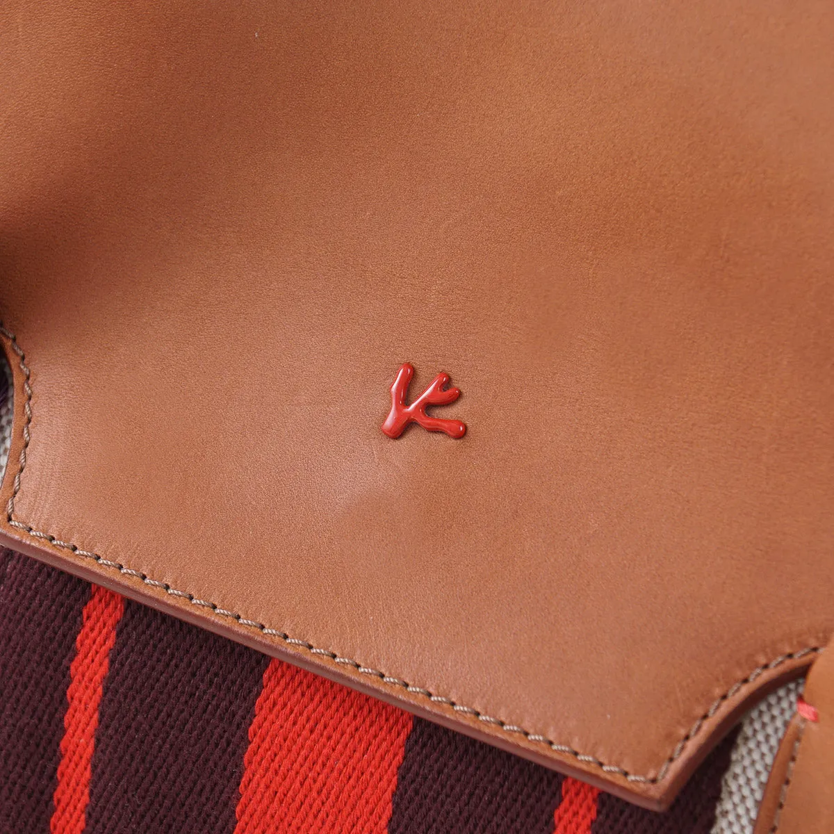 Isaia Canvas and Leather Weekender Bag