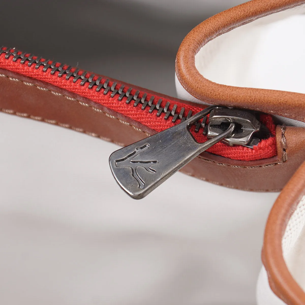 Isaia Canvas and Leather Weekender Bag