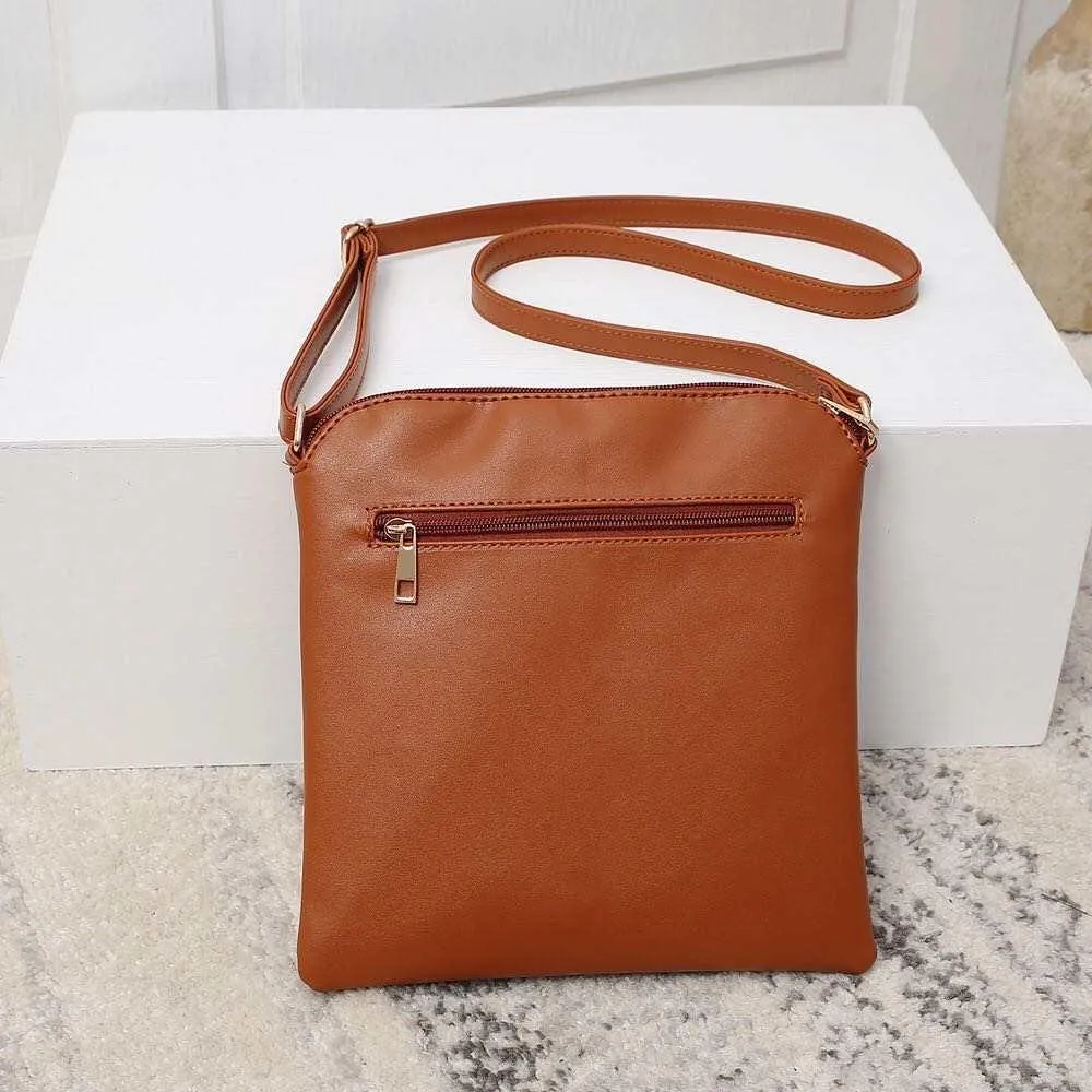 Leather & Leopard Crossbody