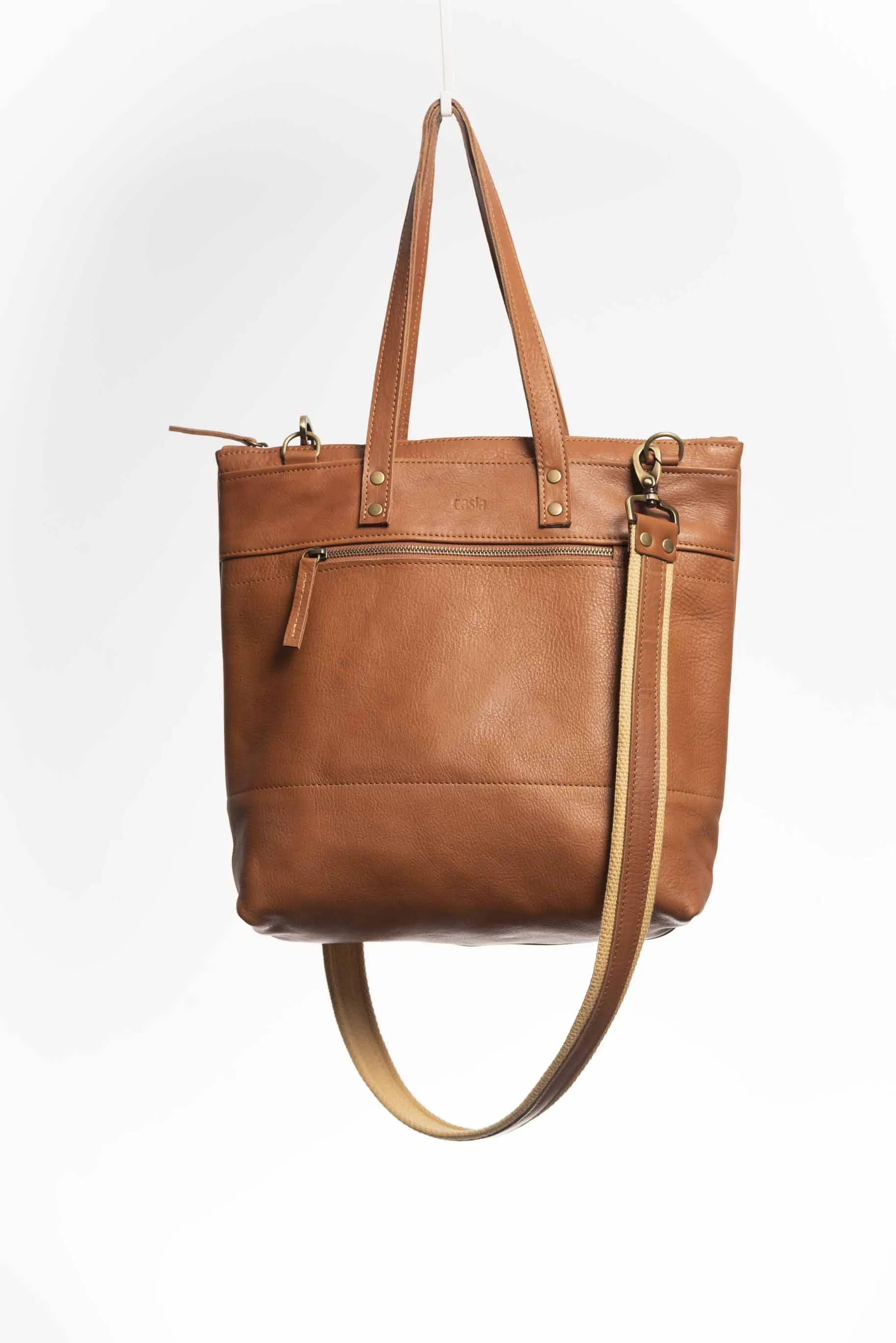 Leather tote bag - Ceibo M