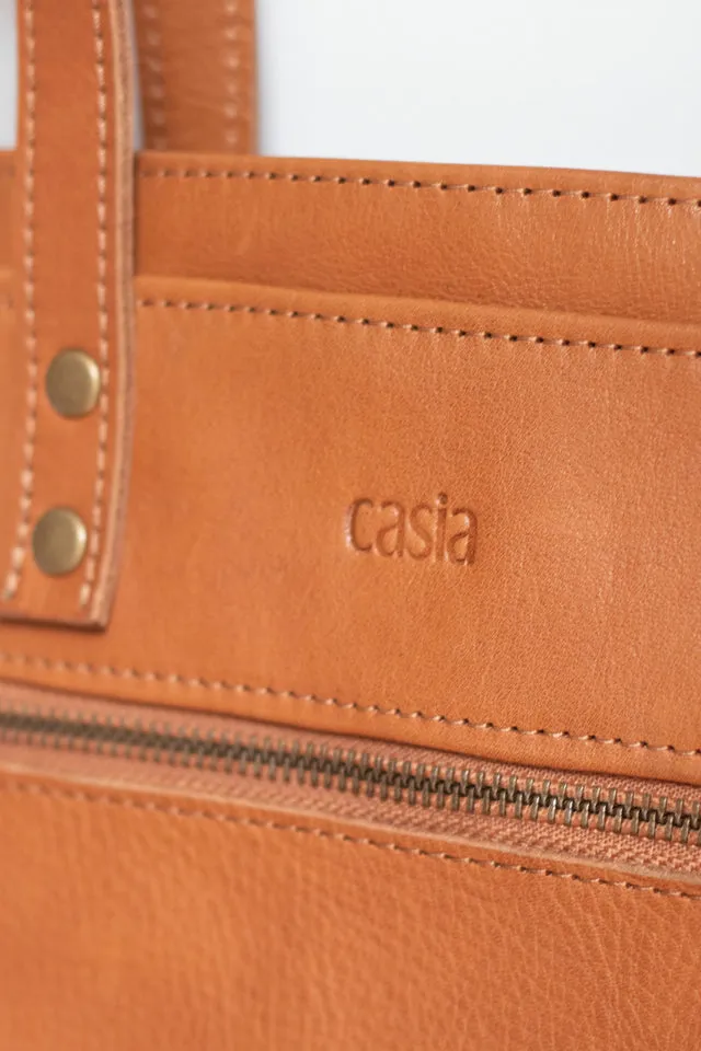 Leather tote bag - Ceibo S