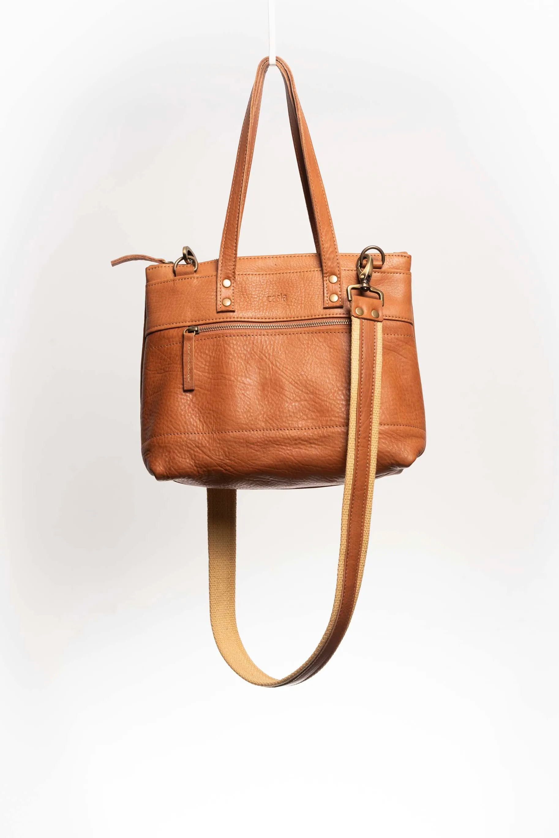 Leather tote bag - Ceibo S