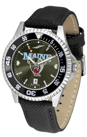 Maine Black Bears Competitor Men’s Watch - AnoChrome - Color Bezel