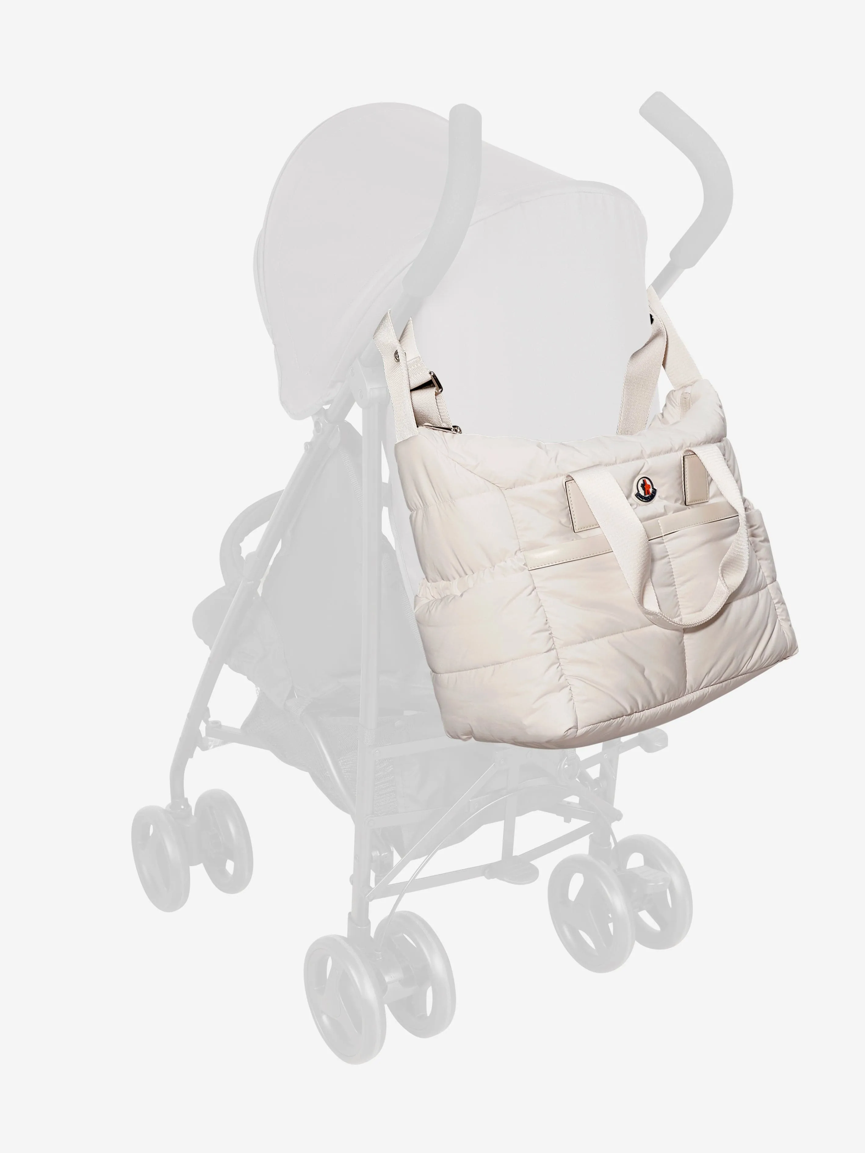 Moncler Enfant Baby Padded Changing Bag in Ivory (38cm)