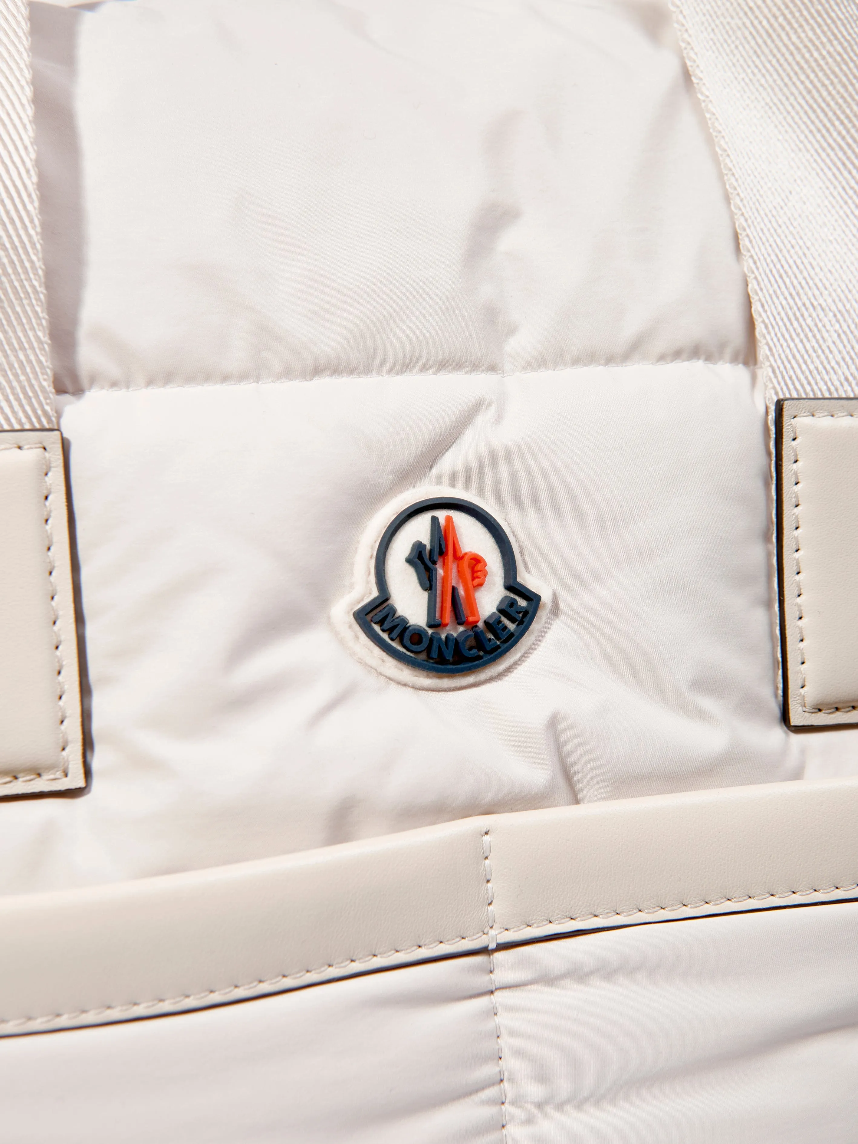 Moncler Enfant Baby Padded Changing Bag in Ivory (38cm)