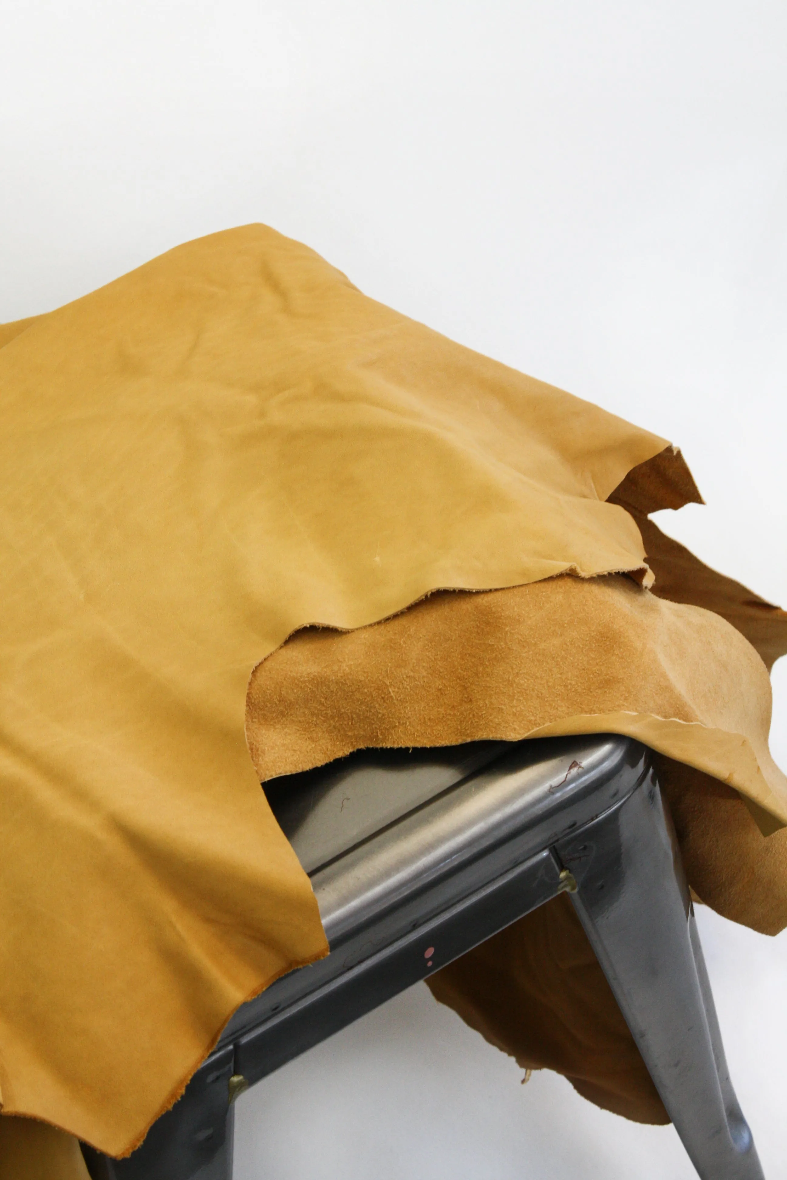 New Zealand Leather Hide - Full Grain | Ochre
