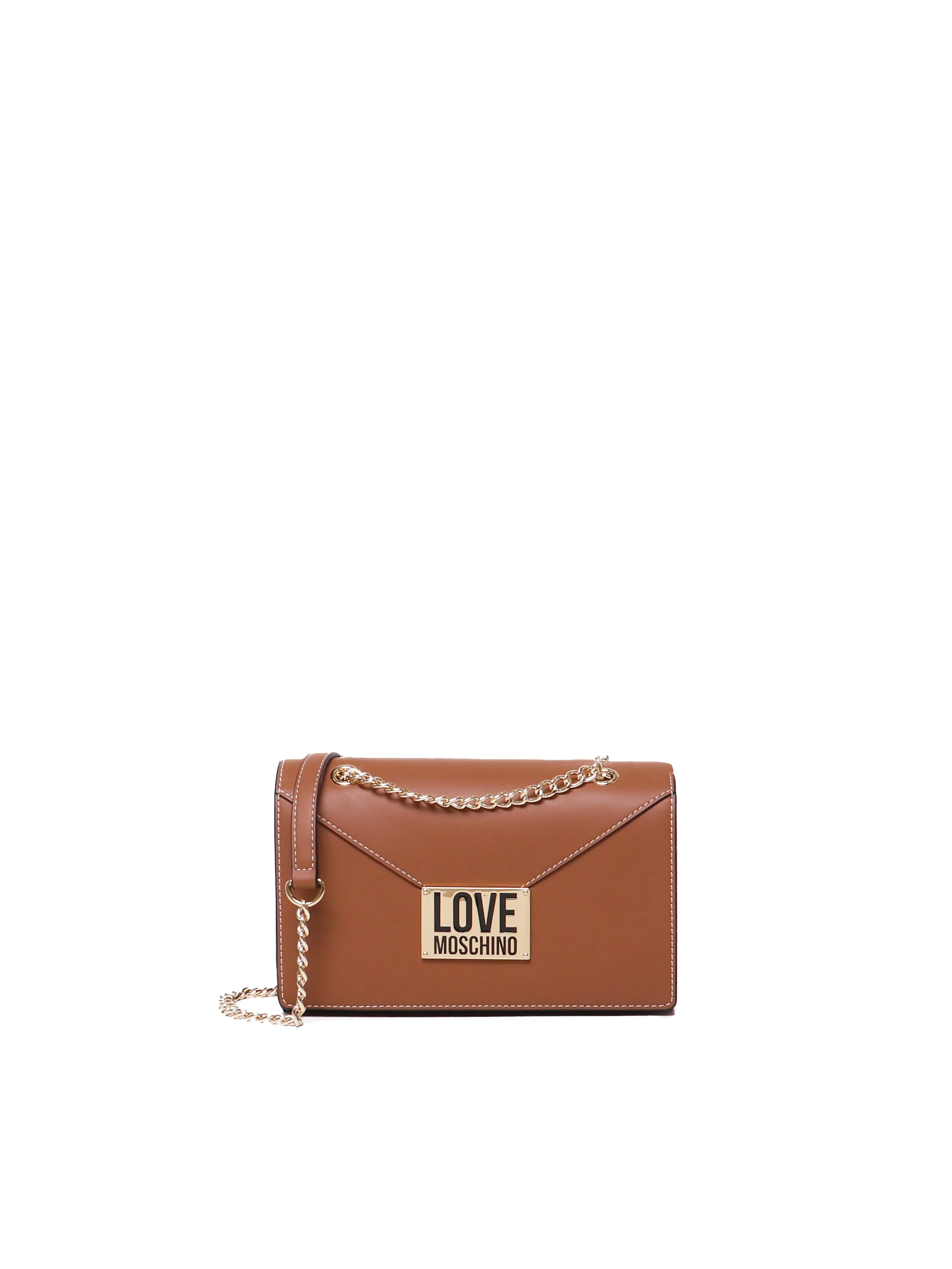 Nut Eco-Leather Shoulder Bag