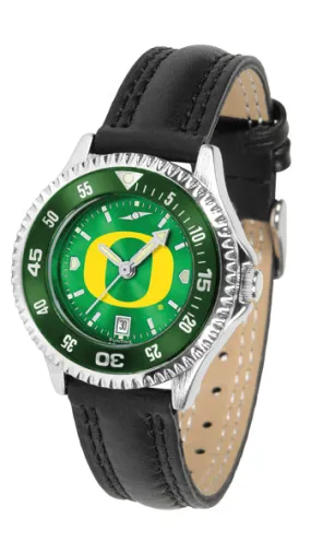 Oregon Ducks Competitor Ladies Watch - AnoChrome - Color Bezel