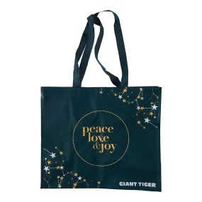 Peace and Love Reusable Shopping Bag