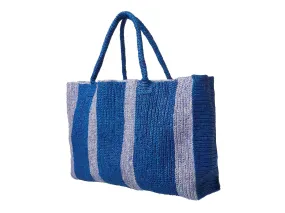 Raffia Bag Weekender denim-dusk