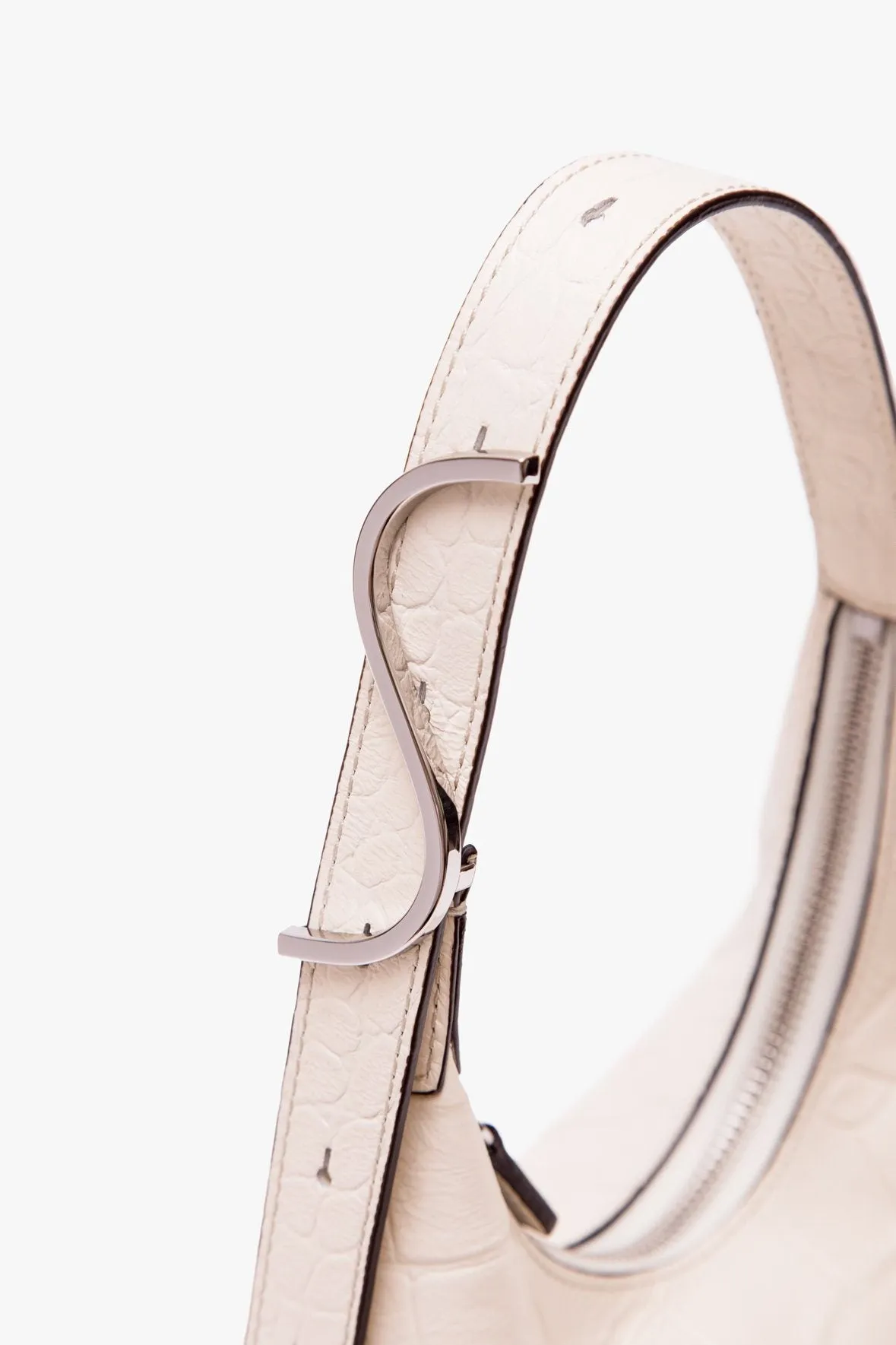 SCOTTY BAG | CREAM CROC EMBOSSED