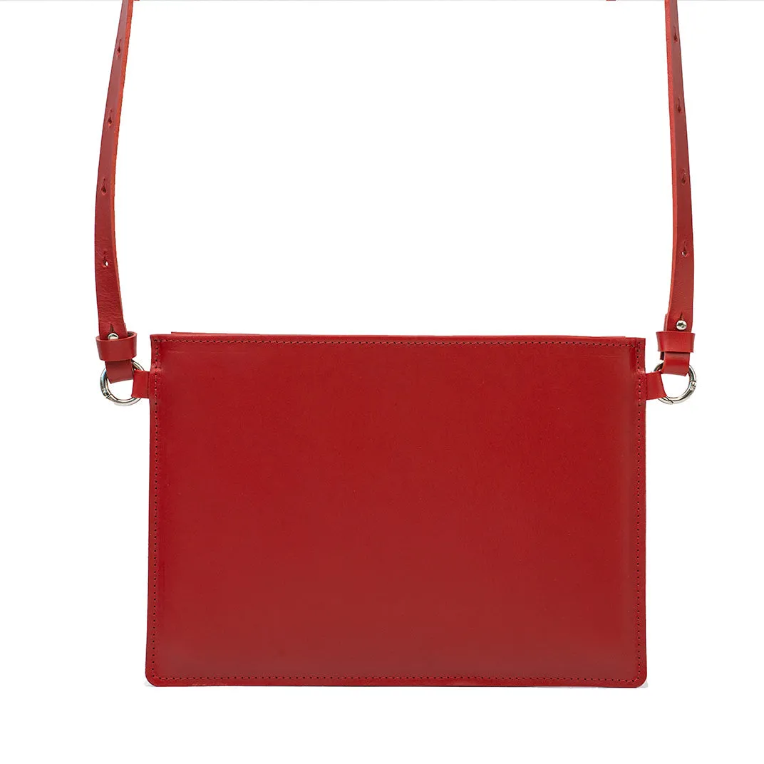 Slim leather sleeve for MacBook