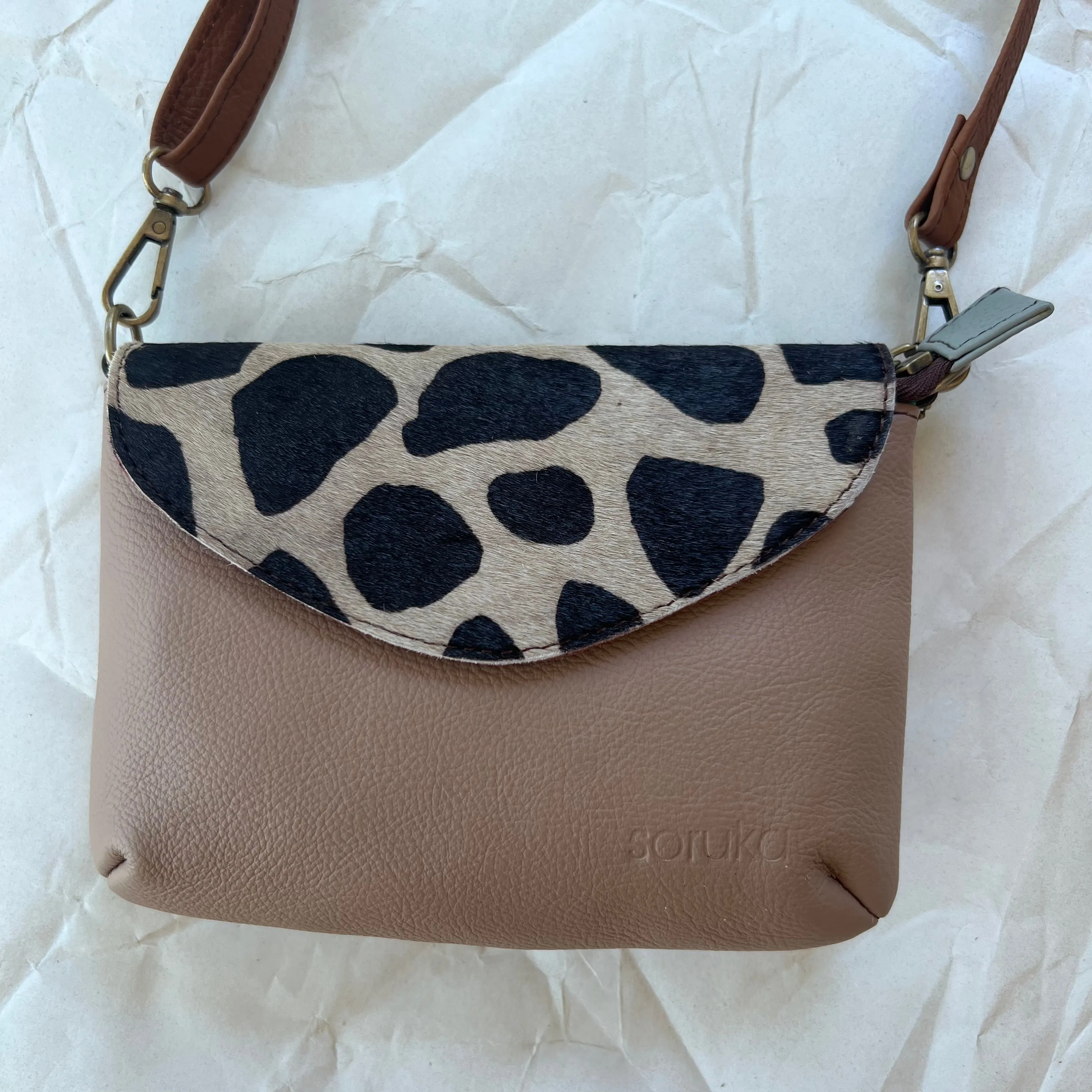 Soruka - Carol Bag with Print, Taupe