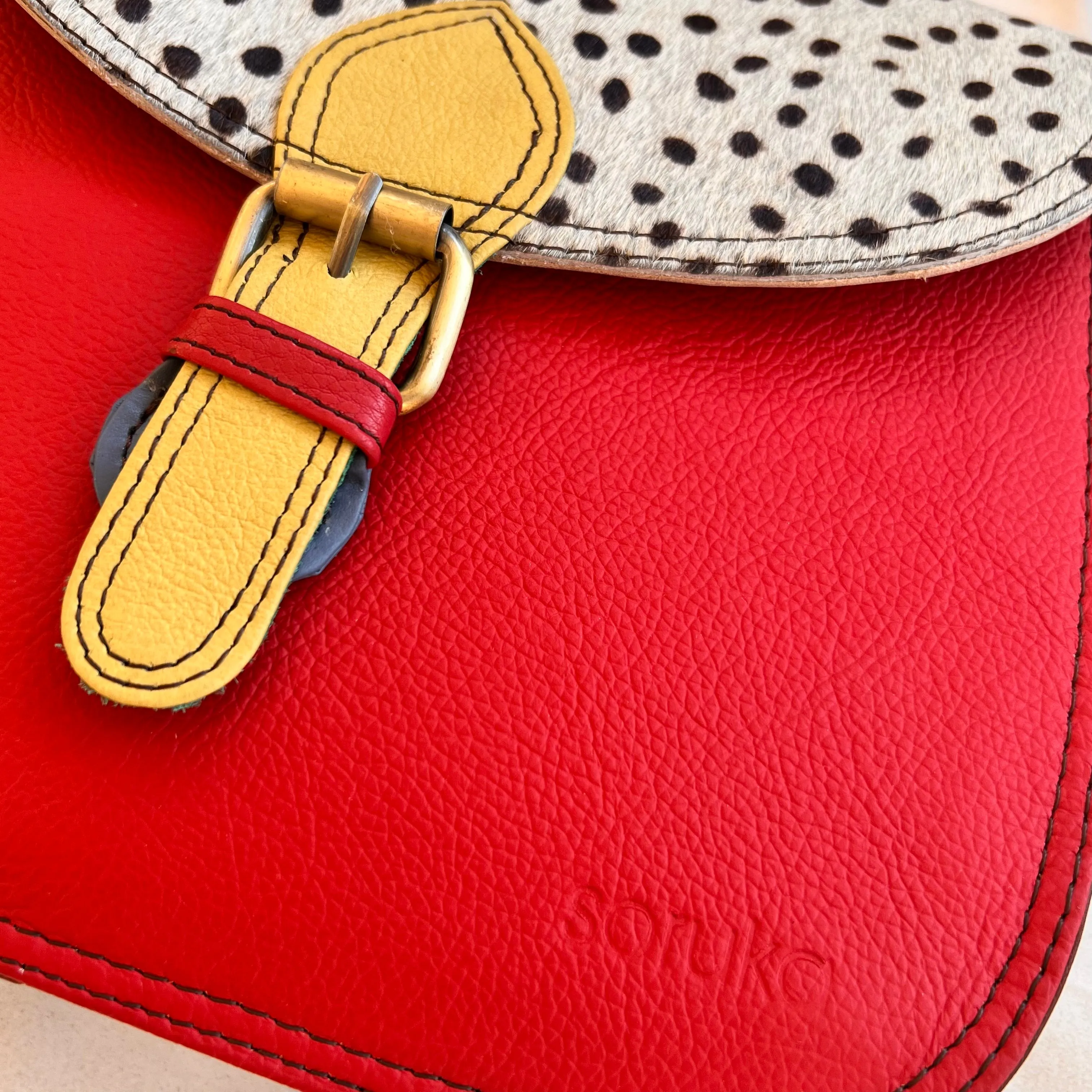 Soruka - Quinn Bag with Print, Cardinal