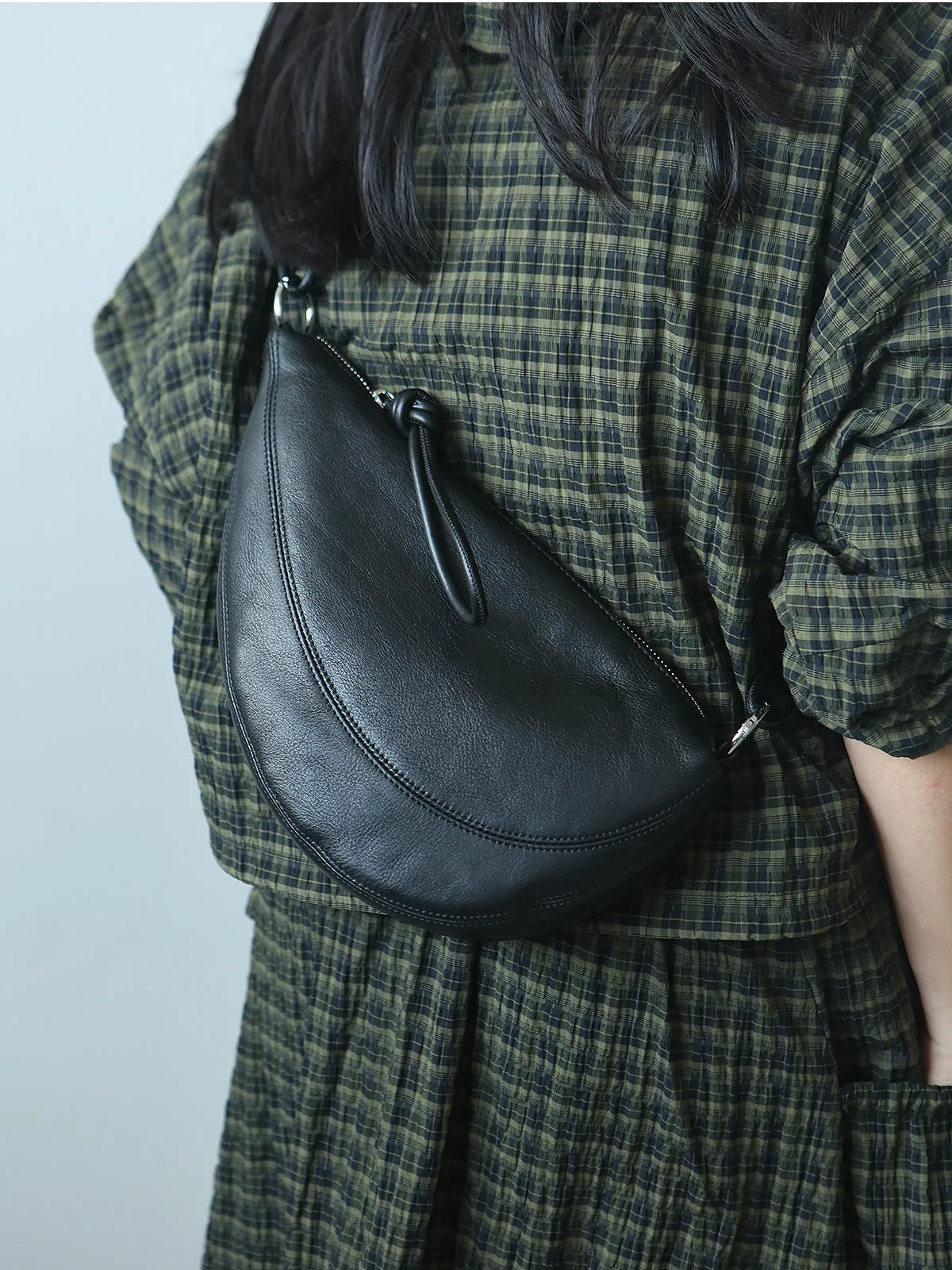 Stylish Women's Crossbody Sling Bag Black Small Shoulder Purse