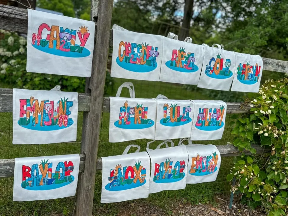Summer Pool Vibes Tote Bag Personalized TOTESUMMER0520