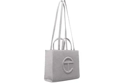 Telfar x UGG Fleece Shopping Bag Medium Heather Grey