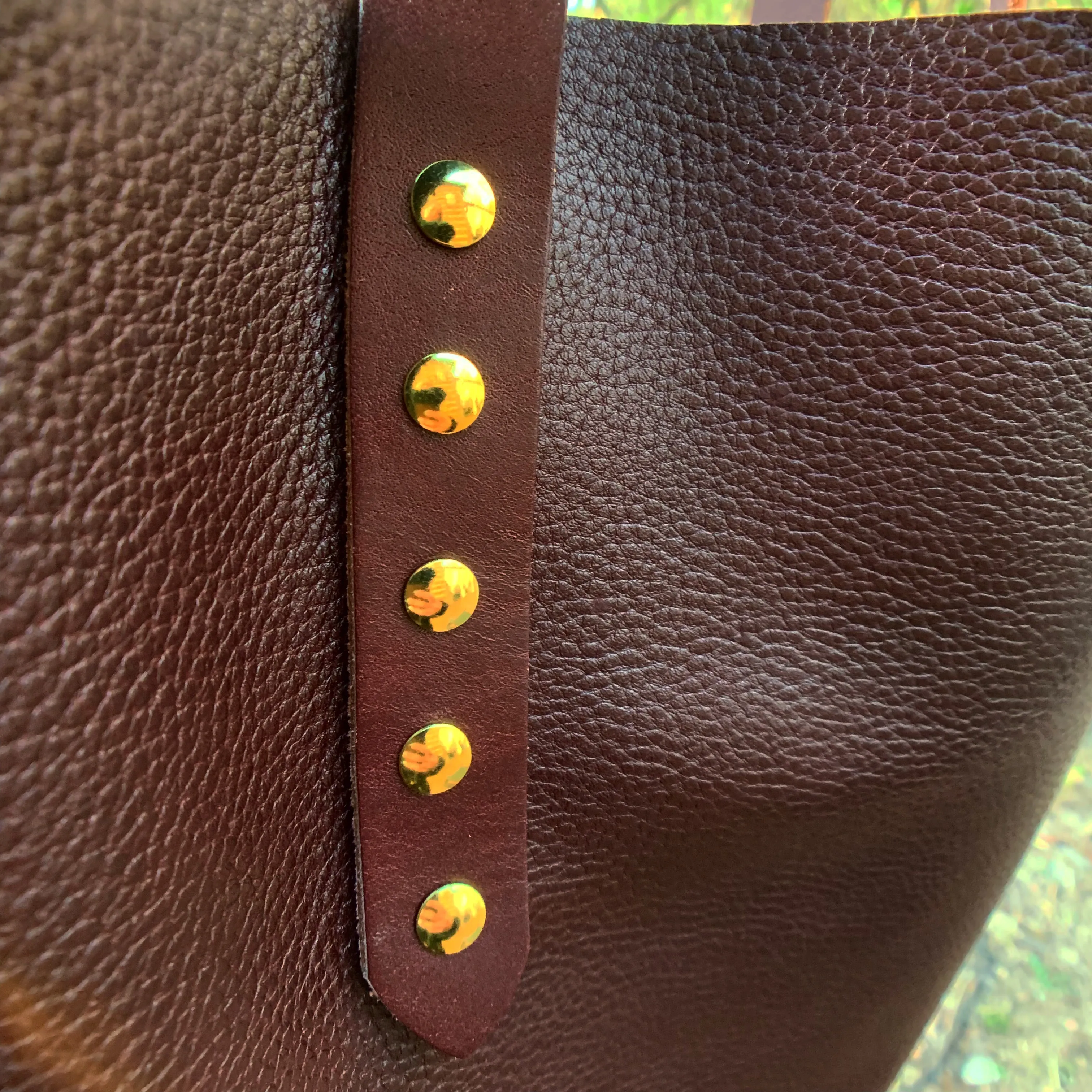 “The Big Mama Tote” in Oxblood