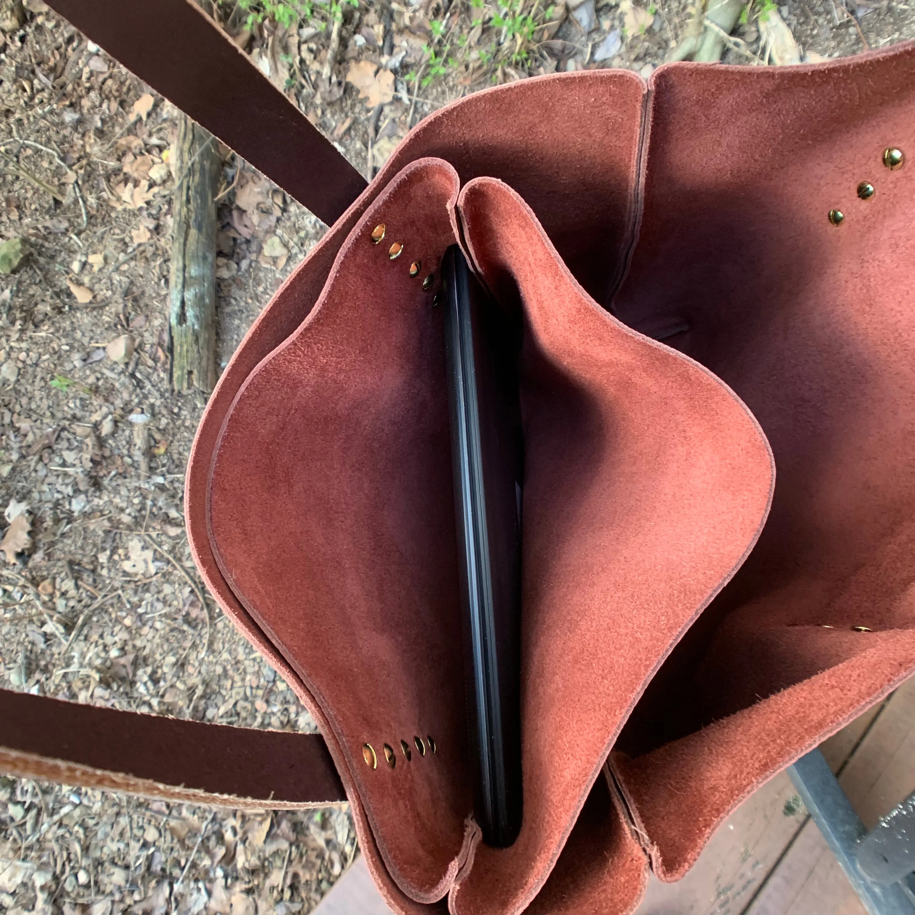 “The Big Mama Tote” in Oxblood