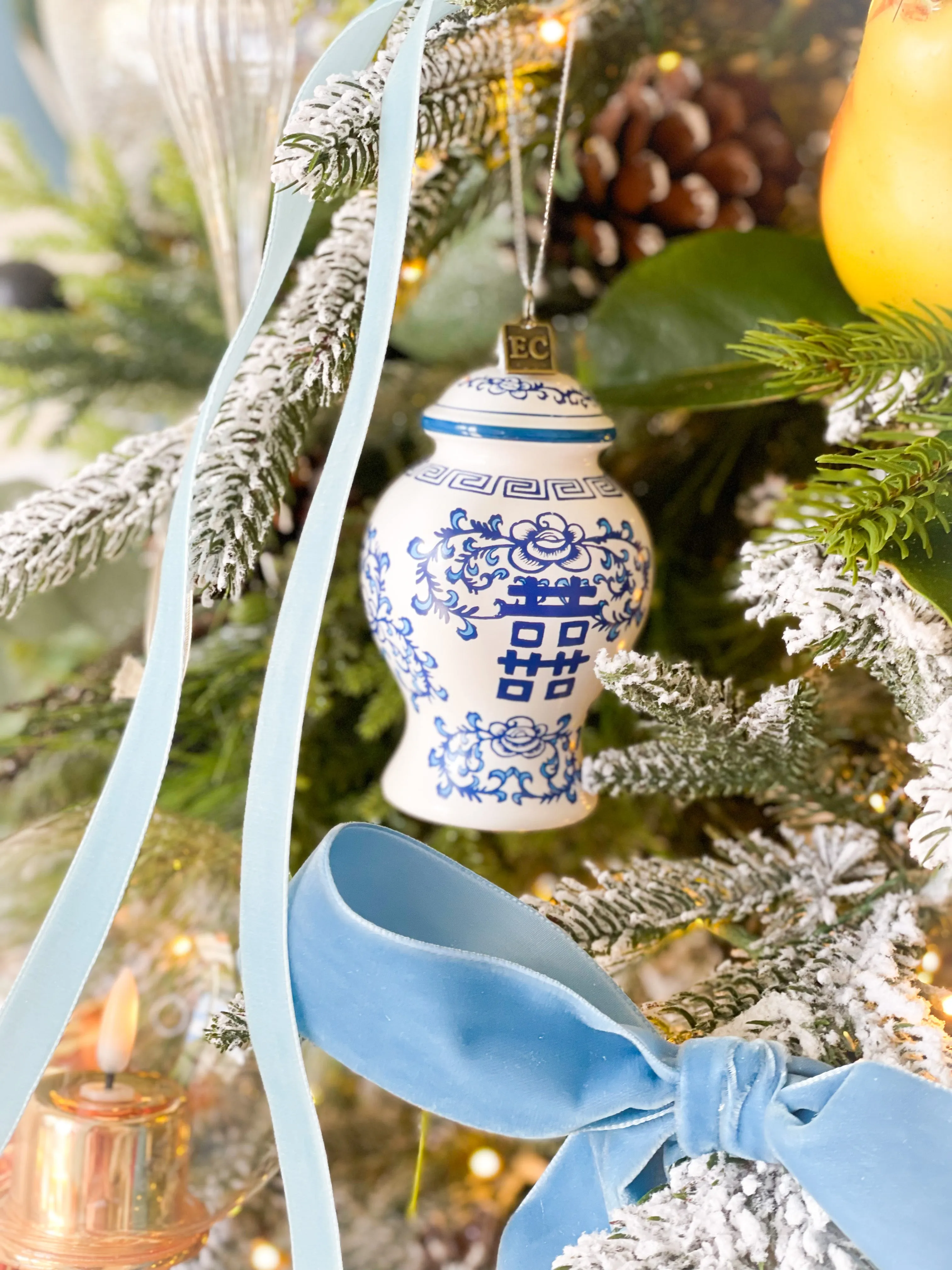 The Florence Christmas Tree Blanc Box