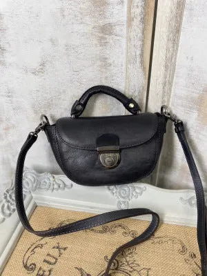 Vintage Womens Small Leather Crossbody Saddle Bag Handbags for  Women