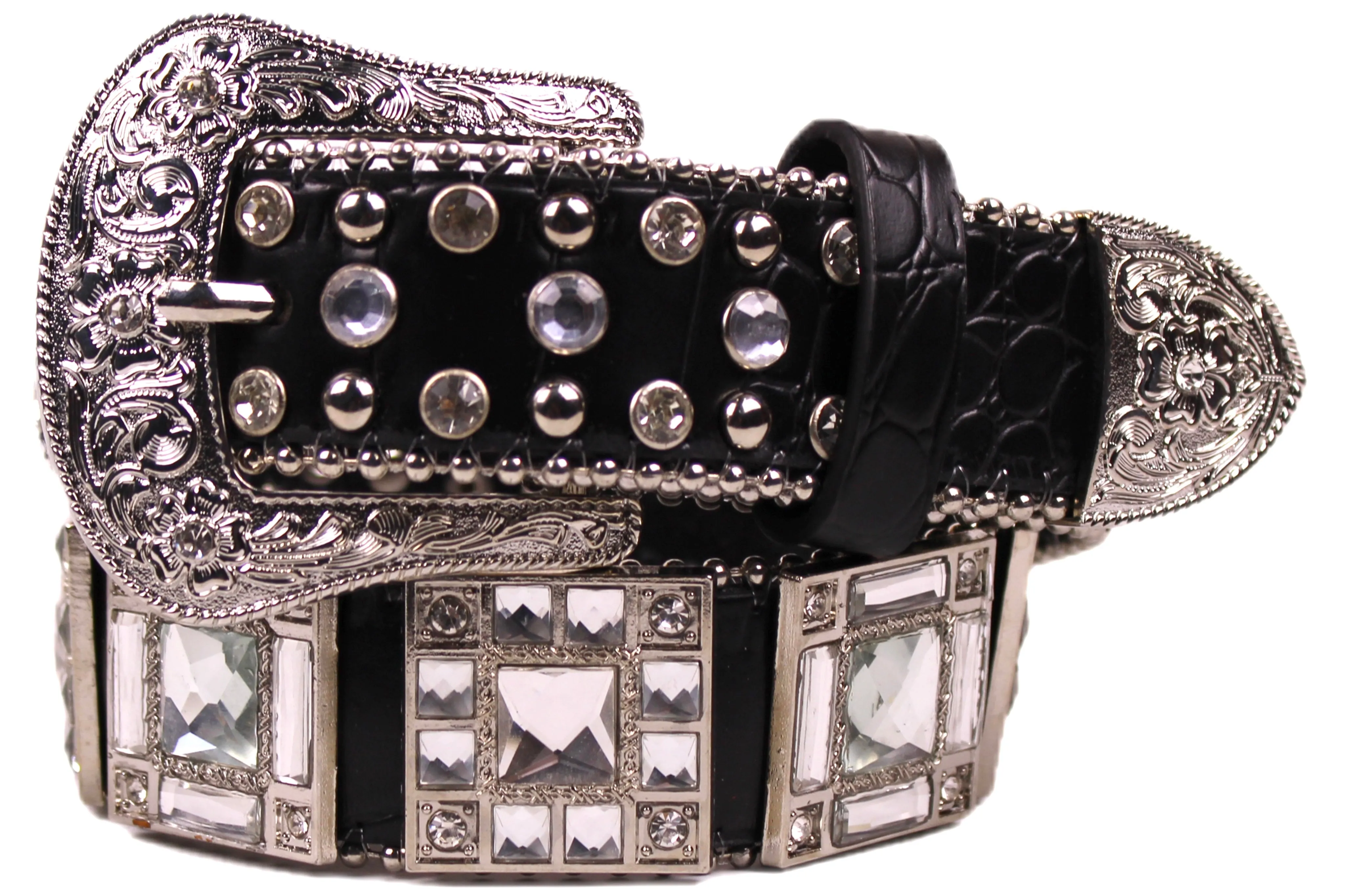 West Star KID Rhinestone Studded Belt