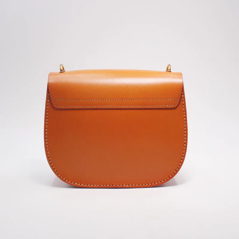 Women Green Leather Saddle Bag Crossbody Bags Shoulder Bag for Women