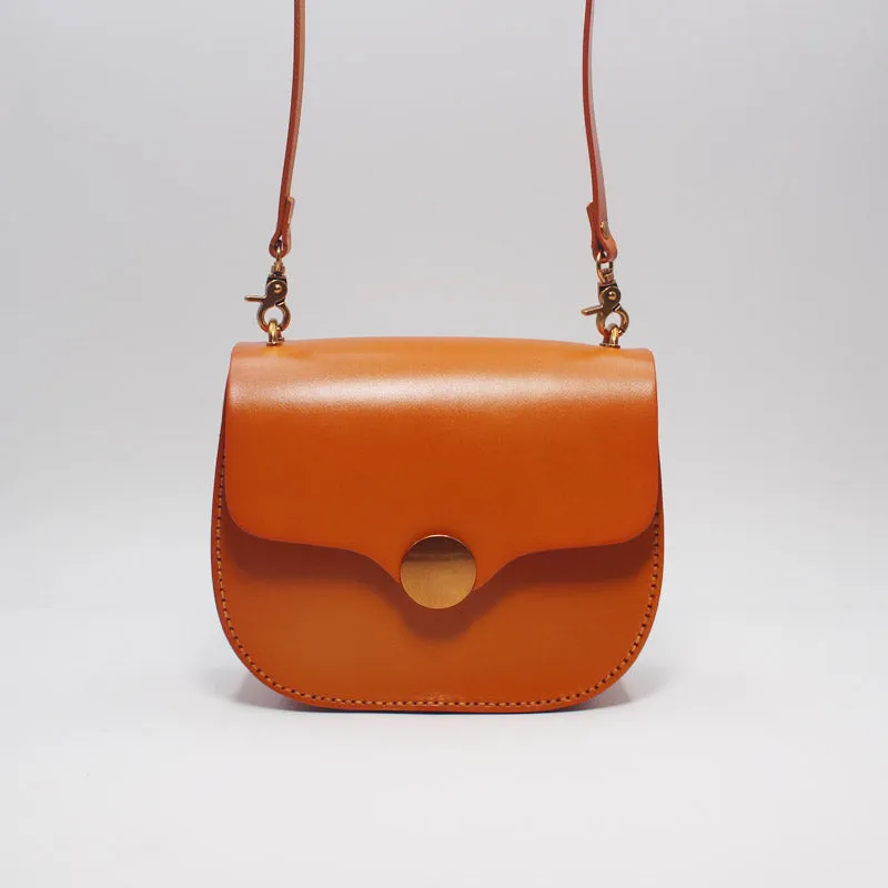 Women Green Leather Saddle Bag Crossbody Bags Shoulder Bag for Women