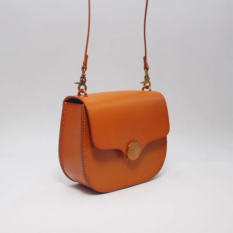 Women Green Leather Saddle Bag Crossbody Bags Shoulder Bag for Women