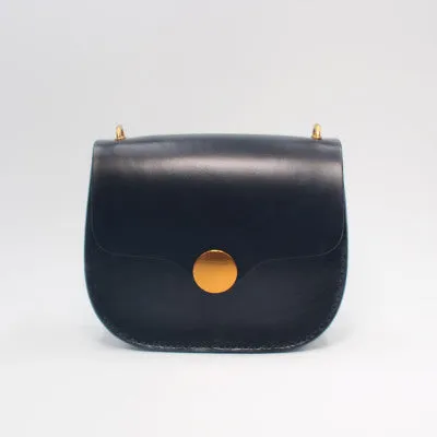 Women Green Leather Saddle Bag Crossbody Bags Shoulder Bag for Women