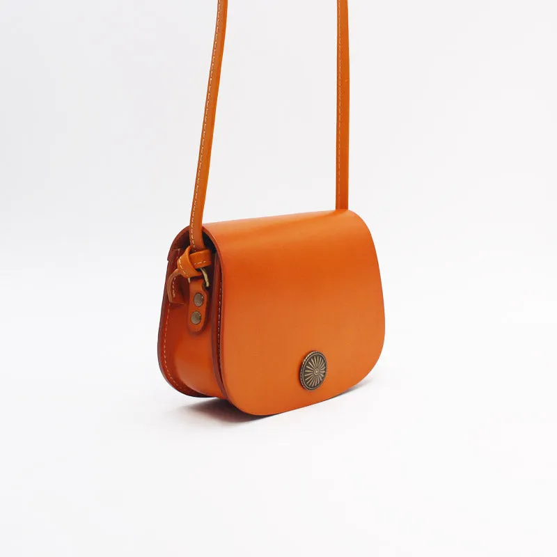 Womens Green Leather Saddle Bag Crossbody Bags Leather Shoulder Bag