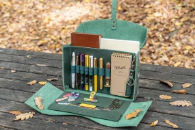 Writer's Medic Bag -  Crazy Horse Forest Green